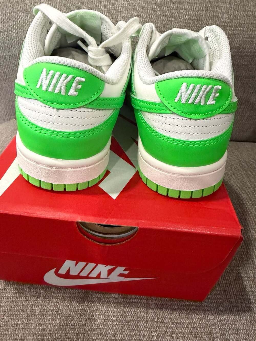Nike Dunk Low Sail Green Strike Women's Size 7 - Picture 4 of 6